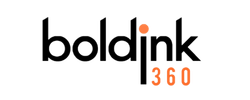Bold Ink 360 Logo Black on White 250x100